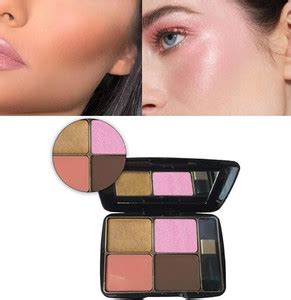 Herrlich NEW MAKEUP BEST 4 IN 1 BLUSHER KIT BEST MATTE & SHIMMER FINISH ...