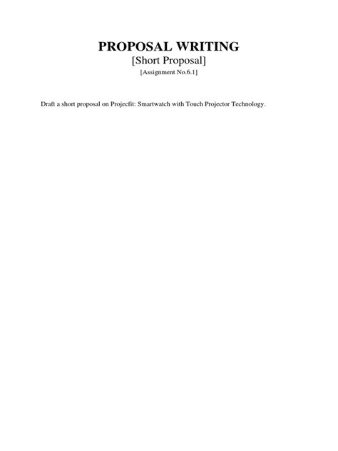 Image result for Proposal Writing Example