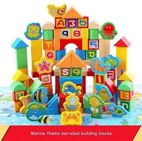 Genrc Vghjk Children'S Toys Children'S Building Blocks Number Letters ...