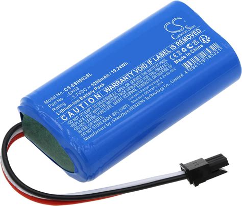 Amazon.com: CS Replacement Battery for Simplehuman Mirror SH1S2P : Cell ...