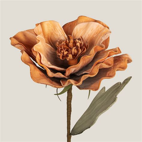 Buy Orange Buttercup Foam Flower Online – Address Home