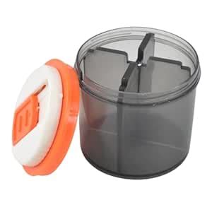 Oblivion Medicine Organizer 1 Pc – Plastic 4 Section Pill Box Organizer ...