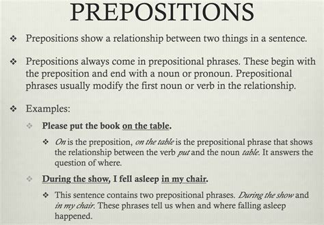 Prepositions in Writing and Real Life! | OER Commons