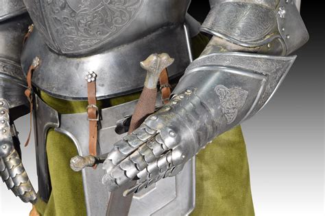 Armour or armor. Metal, leather, textile, etc. Spain, 20th century. For ...