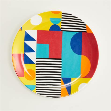 Buy Get The Look POP Multicolor Ceramic Decorative Wall Platter - 25 ...