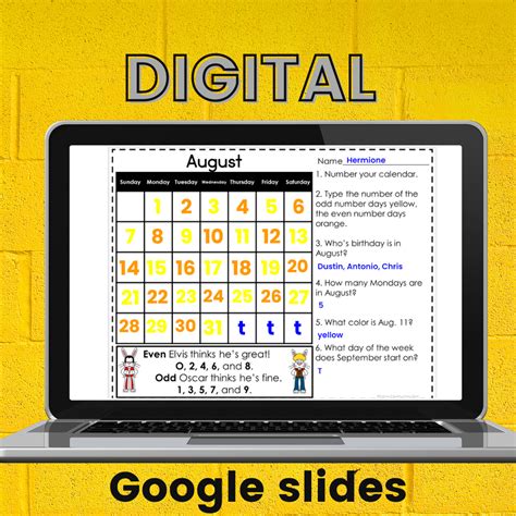 Calendar Math Worksheets - Primary Planet