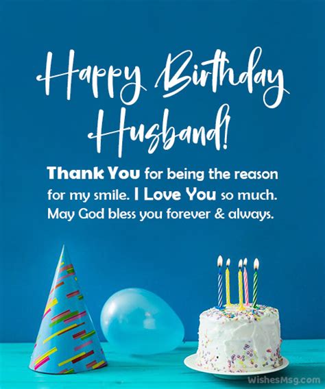 Happy Birthday To My Husband Message
