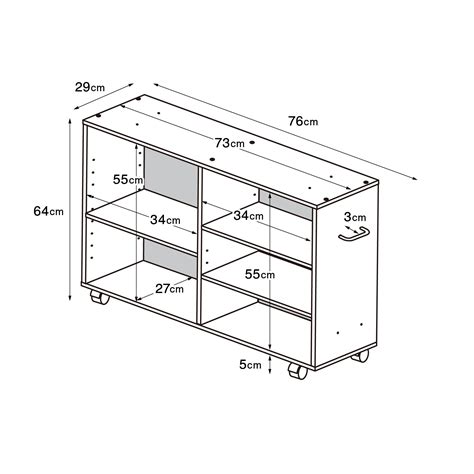 PULP BOARD BOX WITH CASTER / FOR VERTICAL-HORIZONTAL USE
