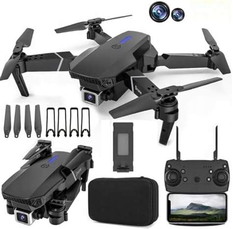 X Drone E88 R5 with HD Dual Camera Brushless Motor WiFi Control Gesture ...