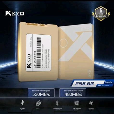 Jual ssd 256gb kyo kaizen prestige sata III garansi resmi - Kota Padang ...