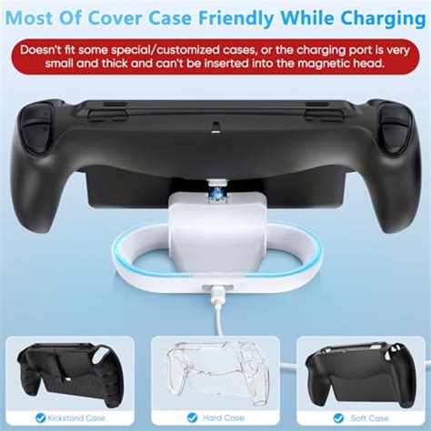 Playstation Portal Charging Dock With RGB Lights - For PS5 Portal ...