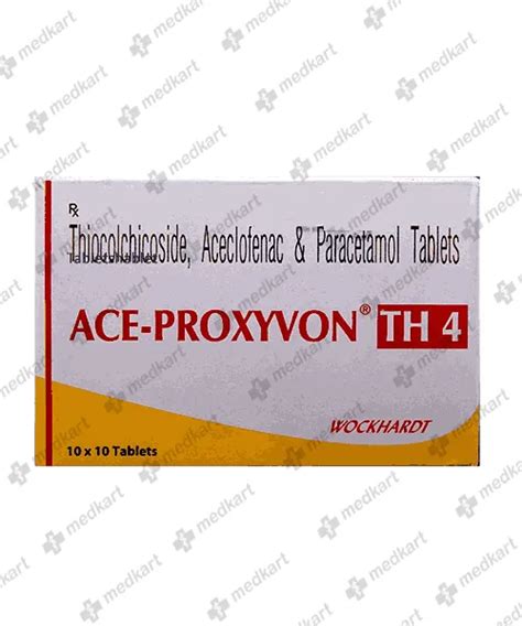 ACE PROXYVON TH 4MG TABLET 10'S Price, Uses, Side Effects & Substitutes ...