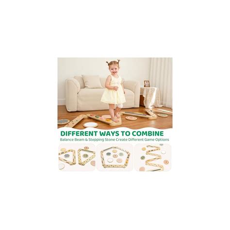Takeeyce Toddler Balance Beam Stepping Stones Wooden India | Ubuy