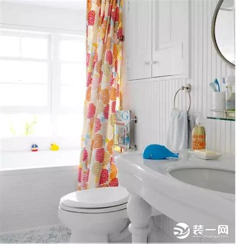 卫生间如何装修设计？卫生间浴室帘让整个卫浴间风格改观！ - 卫浴洁具 - 装一网