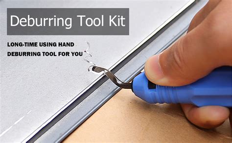 Sichumaria Deburring Tool Kit, NB1100 Handle + 10 Pcs BS1010 Rotary ...