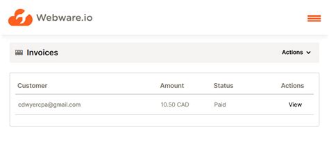 How to create and send out an invoice | Webware Invoice