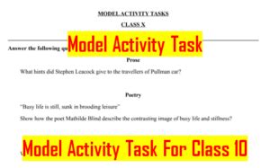 Image result for Model Activity Task Class 2 October Mass