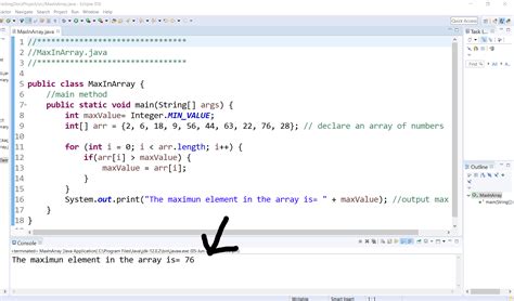 Write a Java Program to find the maximum element in an array - TestingDocs