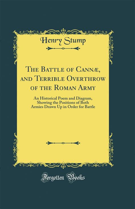 Buy The Battle of Cannae, and Terrible Overthrow of the Roman Army: An ...