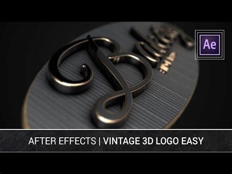After Effects 3D Logo Tutorial 的图像结果