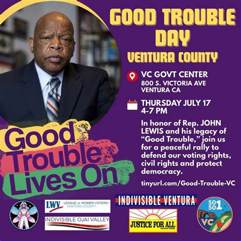 Good Trouble Lives On! Ventura Protest!, Ventura County Government ...