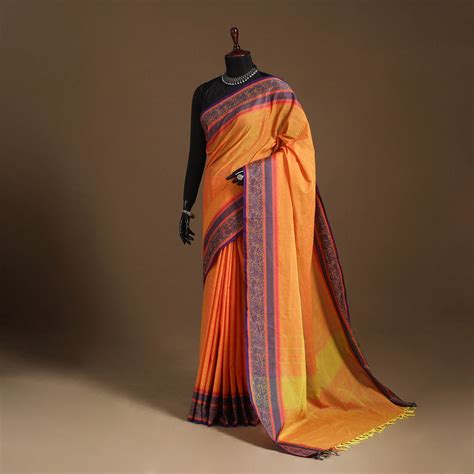 Kandangi Chettinad Cotton Saree with Border – iTokri आई.टोकरी