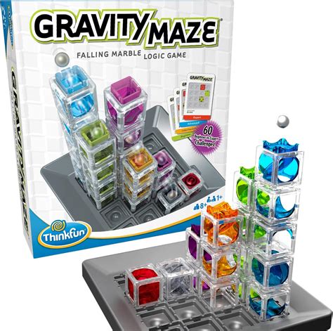 ThinkFun Gravity Maze - Falling Marble Logic Game - Challenging STEM ...