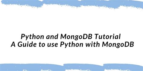 Image result for Backend API Connecting MongoDB and Python