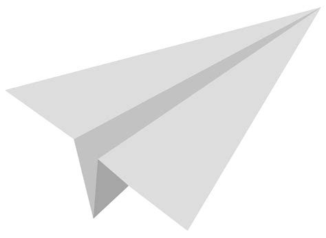 Paper airplane vector illustration isolated on white background ...