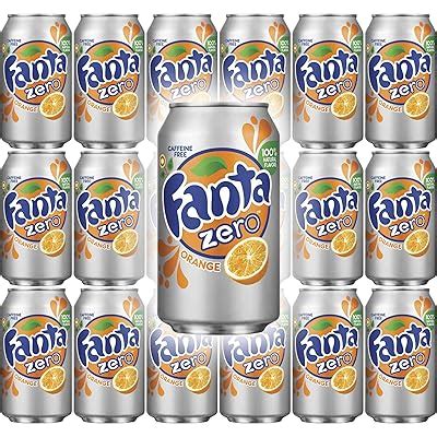 Buy Fanta Orange Zero Soda, 12 Fl Oz Can Pack of 18, Total of 216 Fl Oz ...