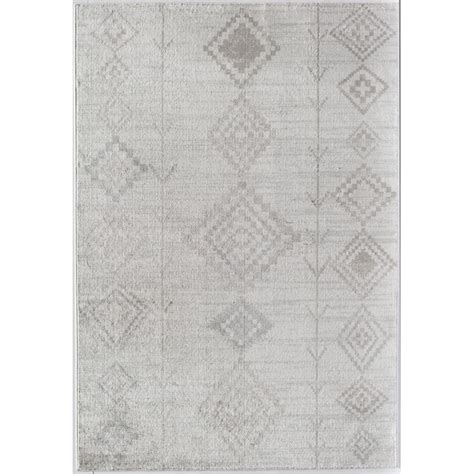 Rugs America Bodrum 2 X 8 (ft) Native Cream Indoor Tribal Moroccan Area ...