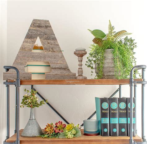 Buy Distressed Rustic Barn Wood Letter | Alphabet Wall Décor Monogram ...