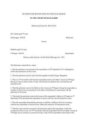 Family Law Moot Court Memorial-Respondent - 1 st SURANA & SURANA AND ...