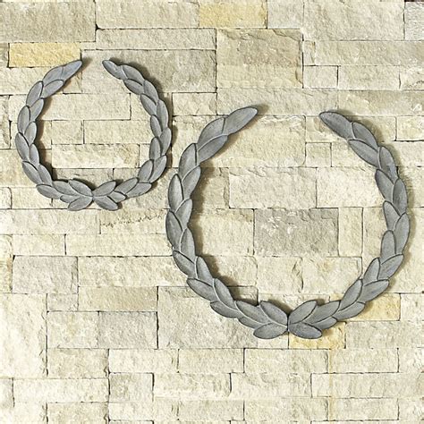 Laurel Wreath Indoor/Outdoor Plaque | Ballard Designs