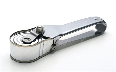 Premium AI Image | Stainless Can Opener Fun on White Background