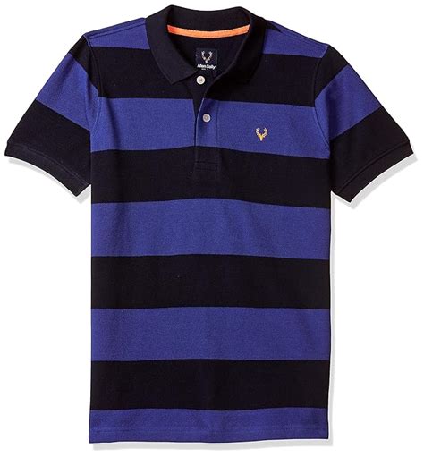 Buy Allen Solly Junior Boy's Striped Regular fit Polo at Amazon.in