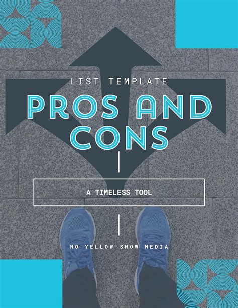 Pros and Cons List Template: Fill in the Blank Pros and Cons, Pros and ...