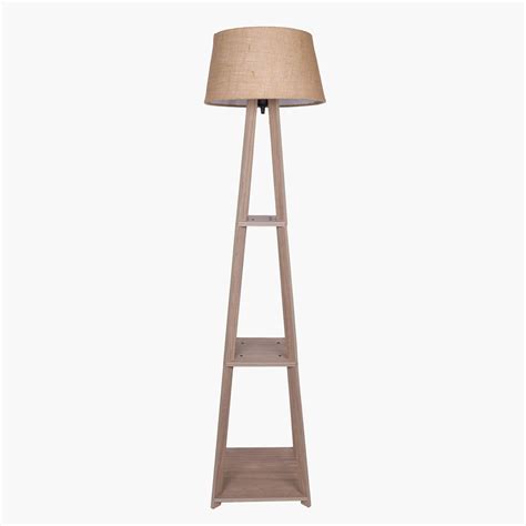 Buy HOMESAKE Wooden Floor Lamp from Homesake at just INR 5998.0