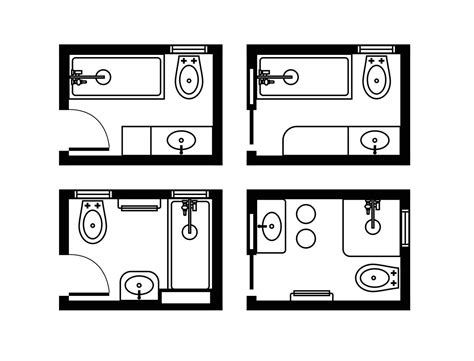 Washroom Layout Design 的图像结果