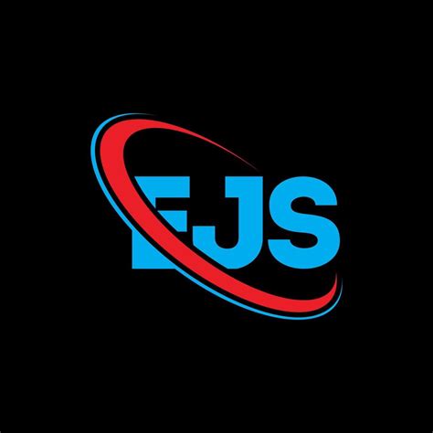 EJS logo. EJS letter. EJS letter logo design. Initials EJS logo linked ...
