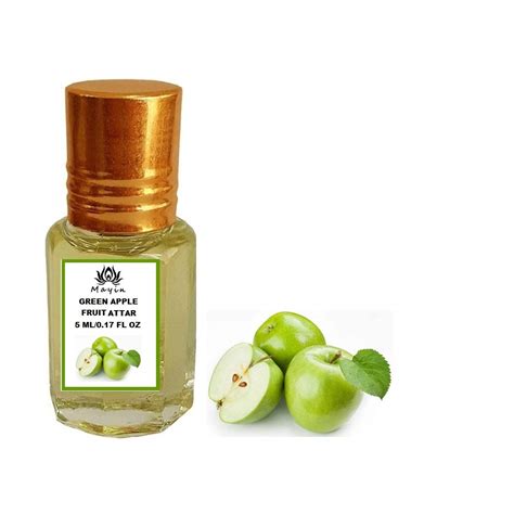 Mayin Green Apple Fruit Attar Perfume For Men & Women (5ml) : Amazon.in ...