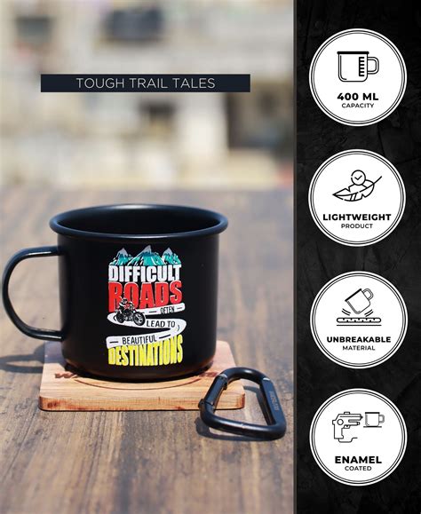 Tough Trails and Thrifty Traveler Enamel Mug Combo – WANDERLOOMS