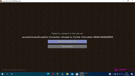 Image result for Connection Refused Error Minecraft