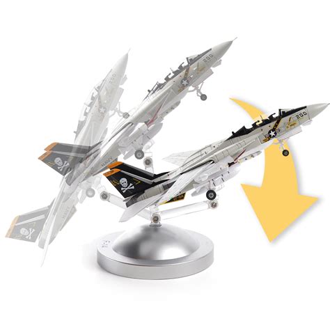 Buy F-14A Tomcat 1/100 Metal Airplane Model Kits with Stand VF-84 Jolly ...