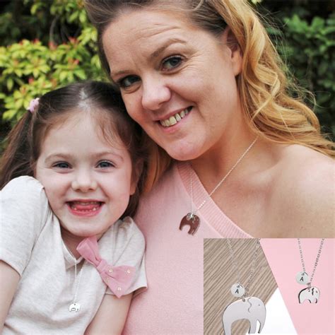 Mom and Daughter Necklace Set Mother and Daughter Matching | Etsy