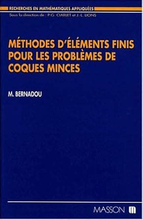Amazon.in: Buy Methodes d'elements finis pour les problemes de coques ...