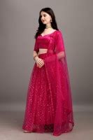 color bucket Embellished, Self Design Semi Stitched Lehenga Choli - Buy ...