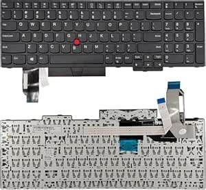 ASICTRON Replacement Keyboard for Lenovo Thinkpad E590 E580 E585 T590 ...