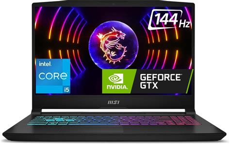 MSI Thin GF63, Intel 12th Gen. i5-12450H, 40CM FHD 144Hz Gaming Laptop ...