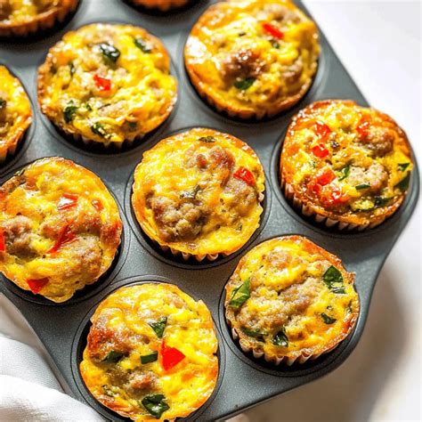Delicious Sausage Egg Muffins for Quick Healthy Breakfasts